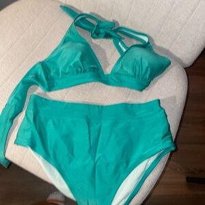 Teal Bikini Set